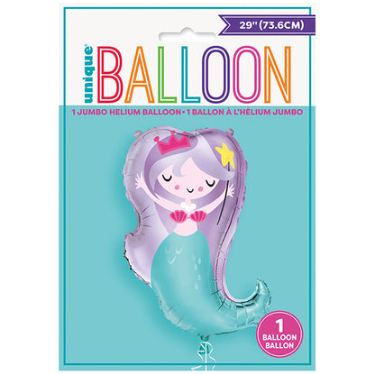 Mermaid Shape Foil Balloon 73.6cm