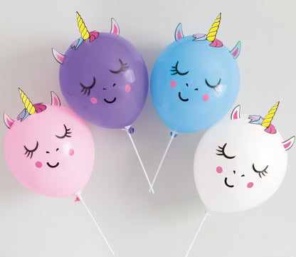 Make Your Own Balloon Kit - Unicorn (4 kits)