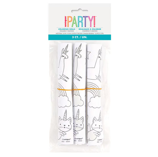 Unicorn Colouring Sets (Pack of 3)