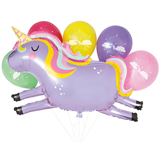 Balloon Bouquet Kit - Unicorn (6 piece set)