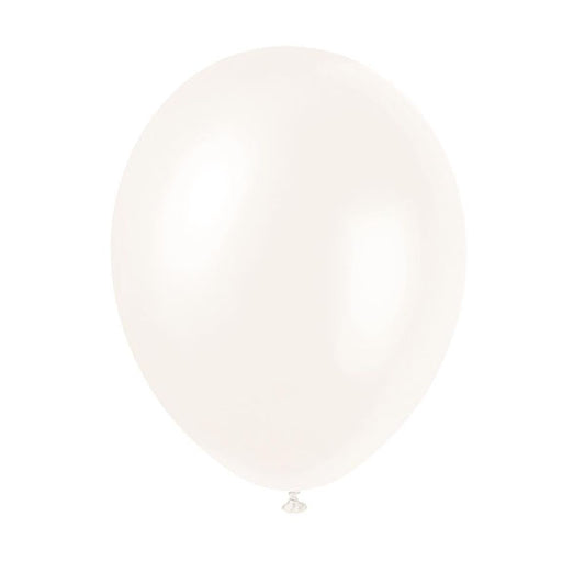 Iridescent White Premium Pearl Balloons 30cm (Pack of 8)