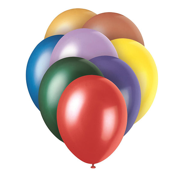 Assorted Premium Pearl Balloons 30cm (Pack of 8)