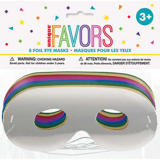 Foil Eye Masks (Pack of 8)