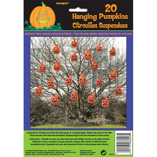 Hanging Pumpkin Bags (Pack of 20)