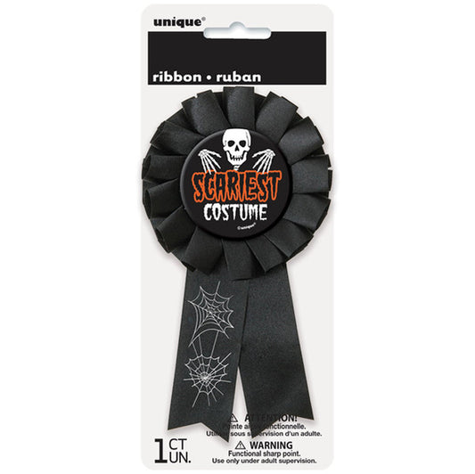 "Scariest Costume" Award Ribbon