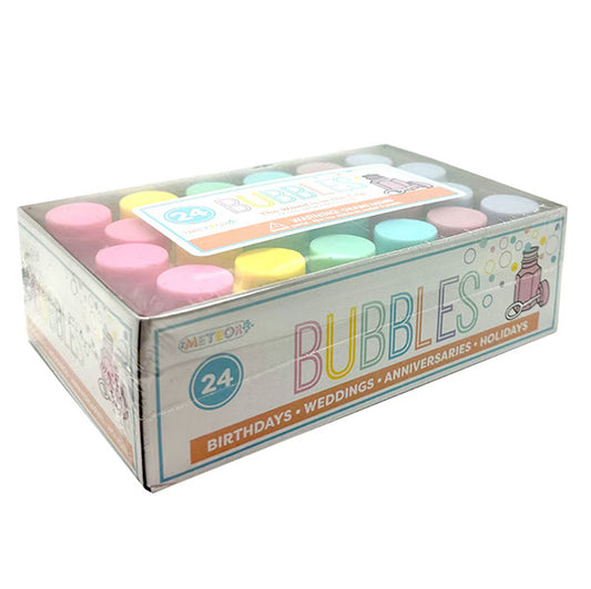 Pastel Party Bubbles (Pack of 24)