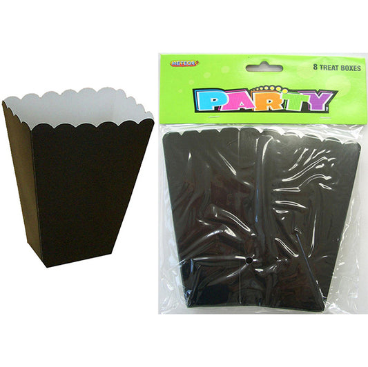 Treat Boxes - Black (Pack of 8)