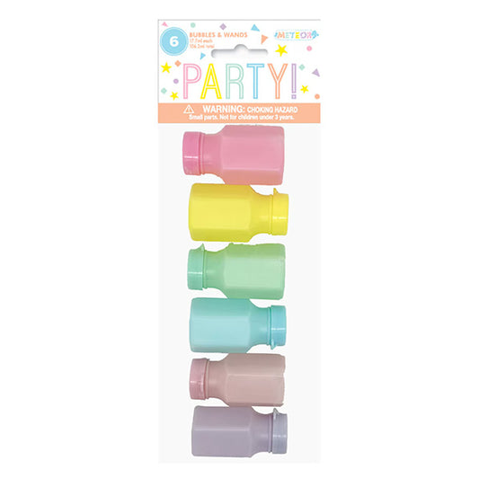 Bubbles & Wands - Pastel (Pack of 6)