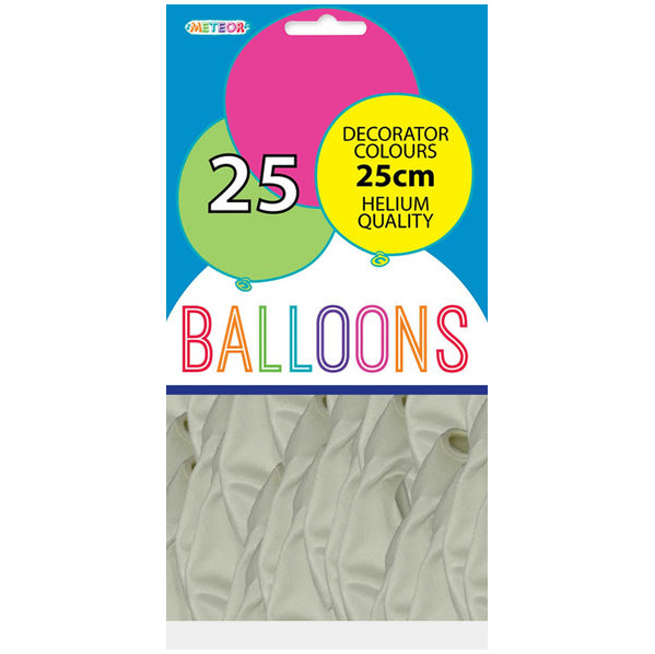 Snow White Decorator Balloons 25cm (Pack of 25)