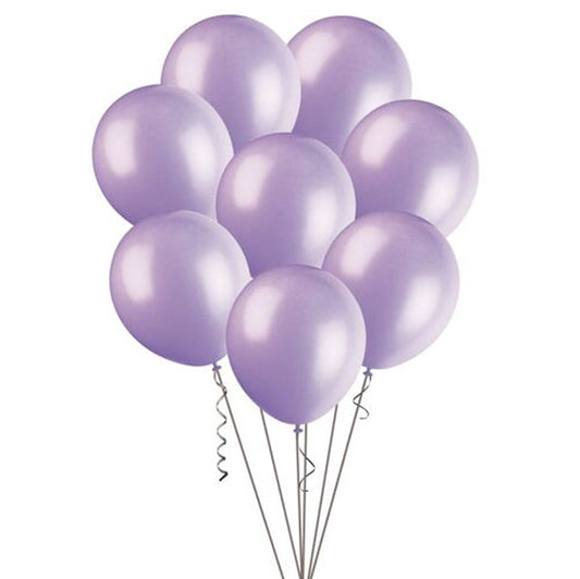 Spring Lavender Decorator Balloons 25cm (Pack of 25)