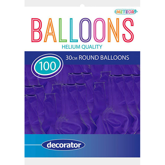 Lavender Decorator Balloons 30cm (Pack of 100)