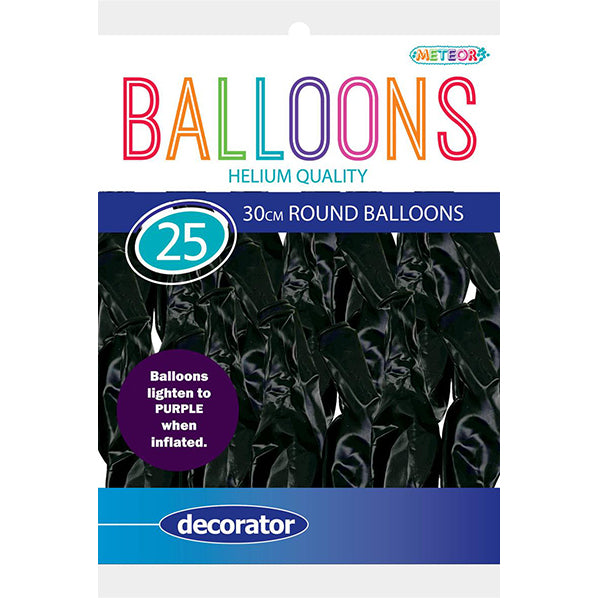 Purple Decorator Balloons 30cm (Pack of 25)