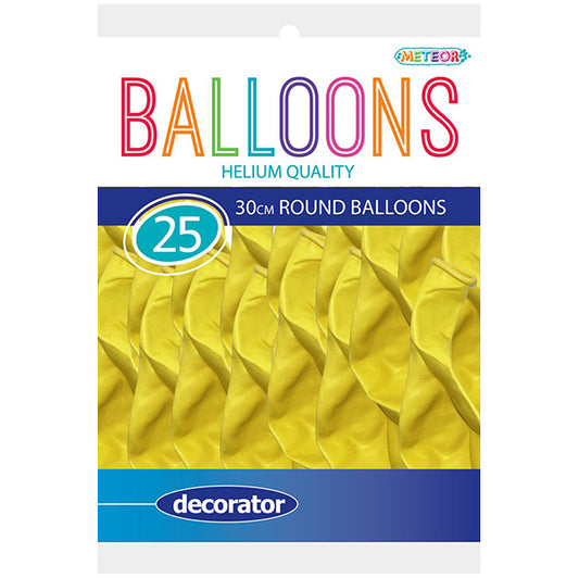 Cream Decorator Balloons 30cm (Pack of 25)