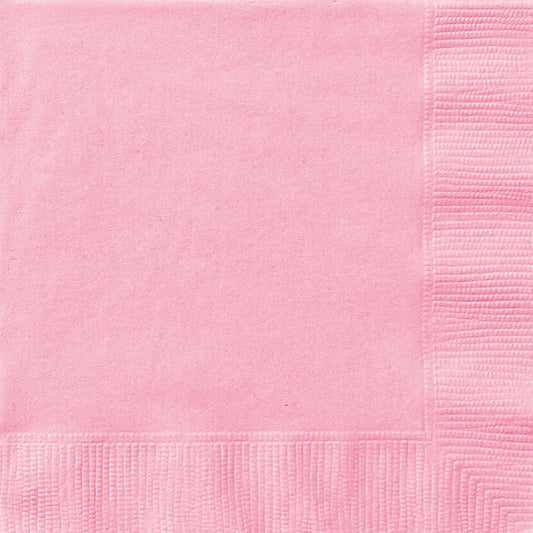 Lovely Pink Beverage Napkins (Pack of 20)