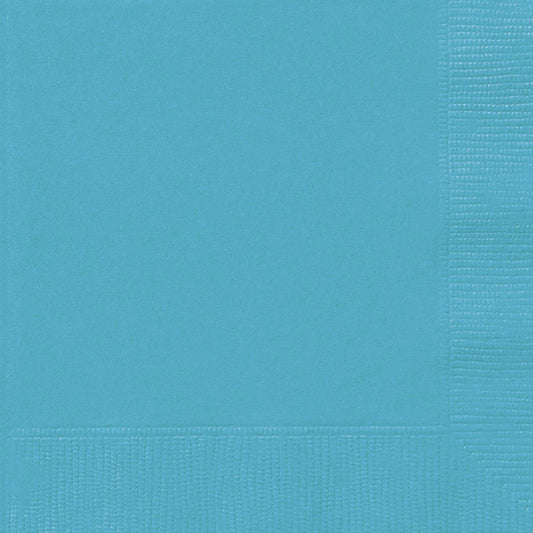 Caribbean Teal Luncheon Napkins (Pack of 20)