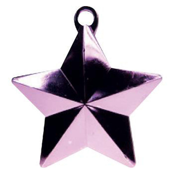 Glitz Star Balloon Weight - Pastel Pink