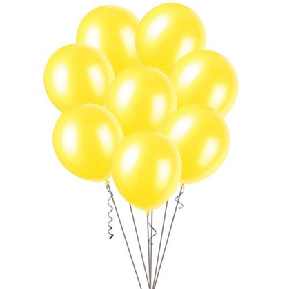 Yellow Decorator Balloons 30cm (Pack of 100)