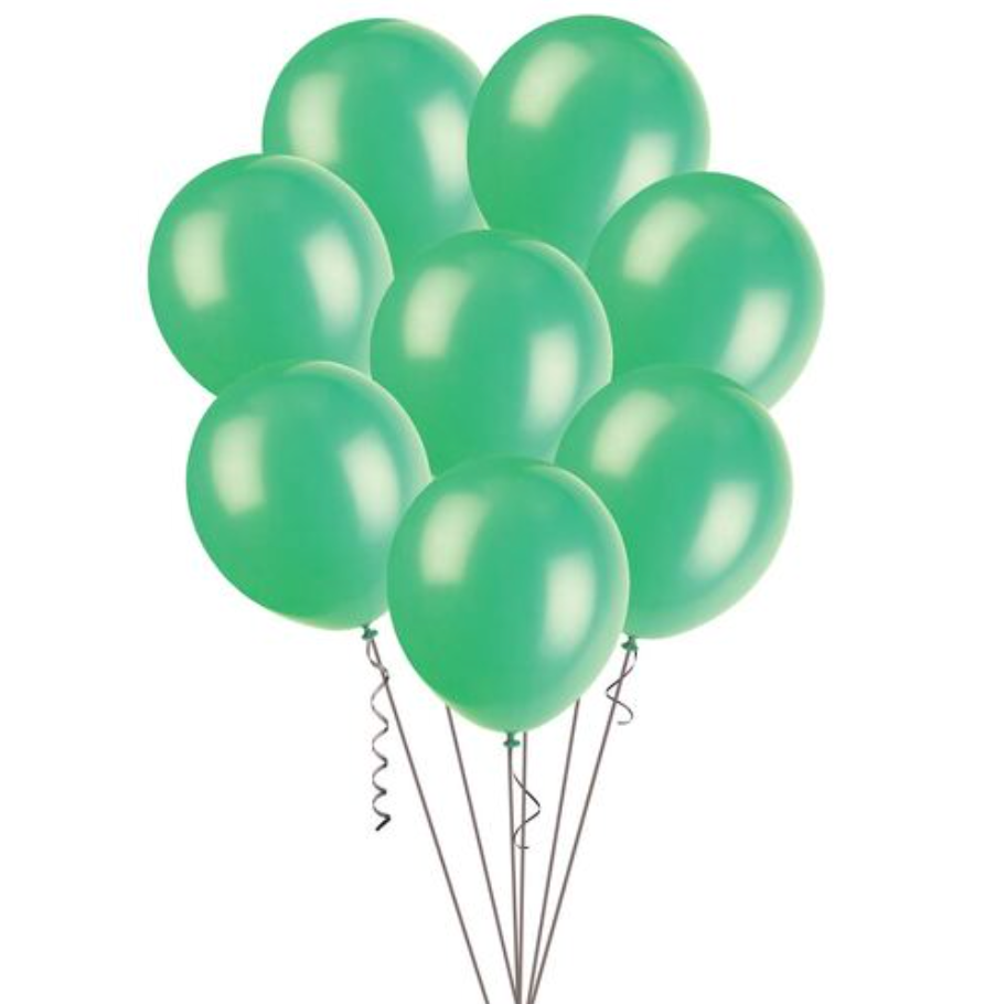 Green Decorator Balloons 30cm (Pack of 100)