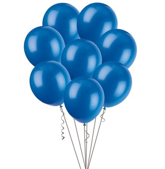 Sapphire Blue Decorator Balloons 30cm (Pack of 100)