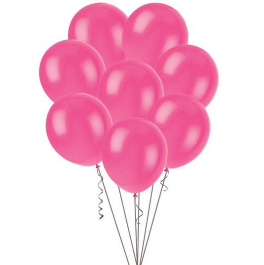 Hot Pink Decorator Balloons 30cm (Pack of 100)