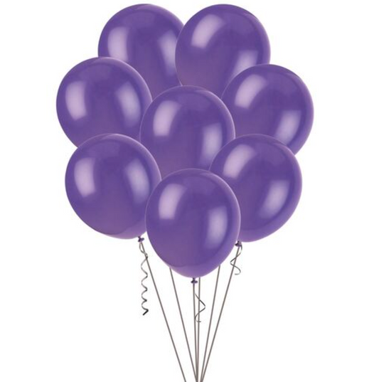 Purple Decorator Balloons 30cm (Pack of 100)