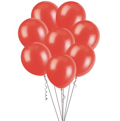 Bright Red Decorator Balloons 30cm (Pack of 100)