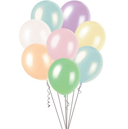 Assorted Colour Pearl Balloons 30cm (Pack of 100)