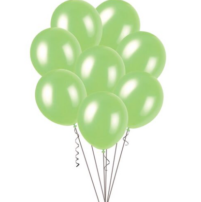 Lime Green Pearl Balloons 30cm (Pack of 100)