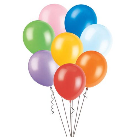 Assorted Colour Decorator Balloons 30cm (Pack of 25)