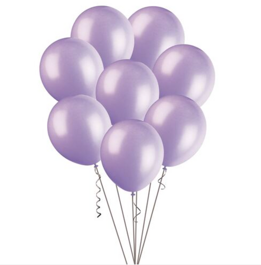 Lavender Decorator Balloons 30cm (Pack of 25)