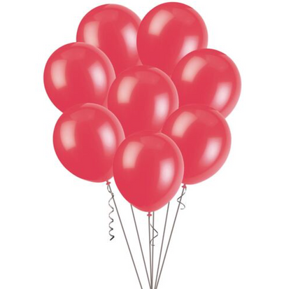 Strawberry Red Decorator Balloons 30cm (Pack of 25)