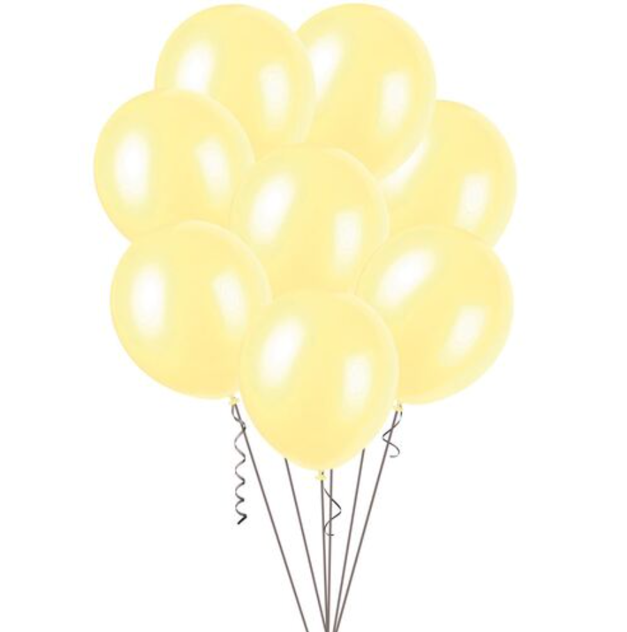 Cream Decorator Balloons 30cm (Pack of 25)