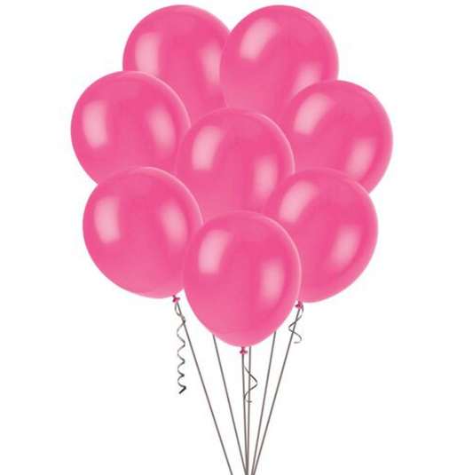 Hot Pink Decorator Balloons 30cm (Pack of 25)