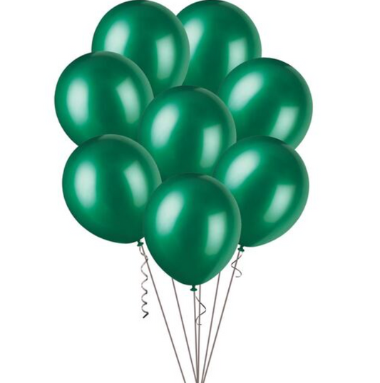 Teal Metallic Balloons 30cm (Pack of 25)