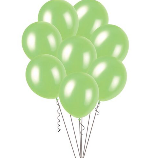 Lime Green Pearl Balloons 30cm (Pack of 25)