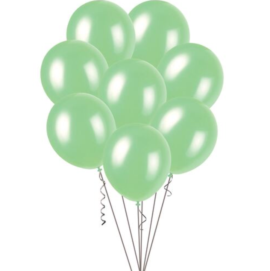 Green Pearl Balloons 30cm (Pack of 25)