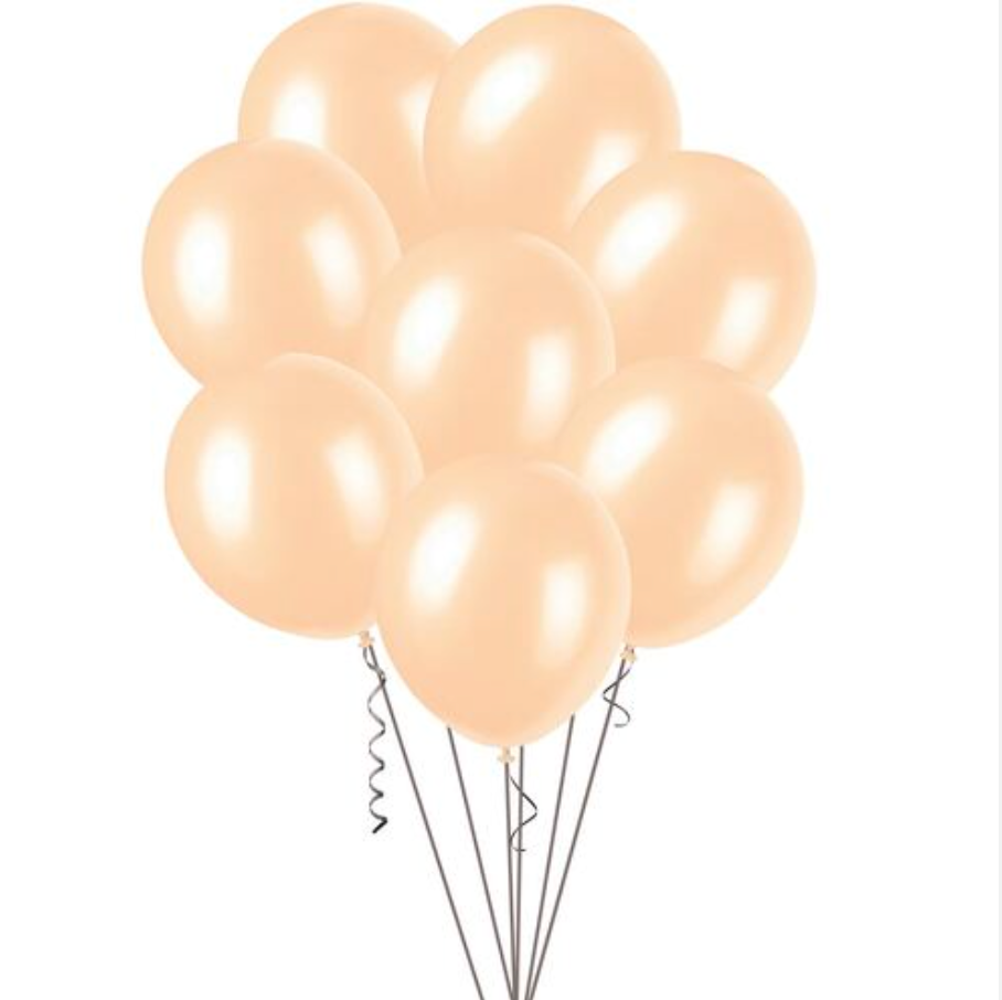 Apricot Pearl Balloons 30cm (Pack of 25)