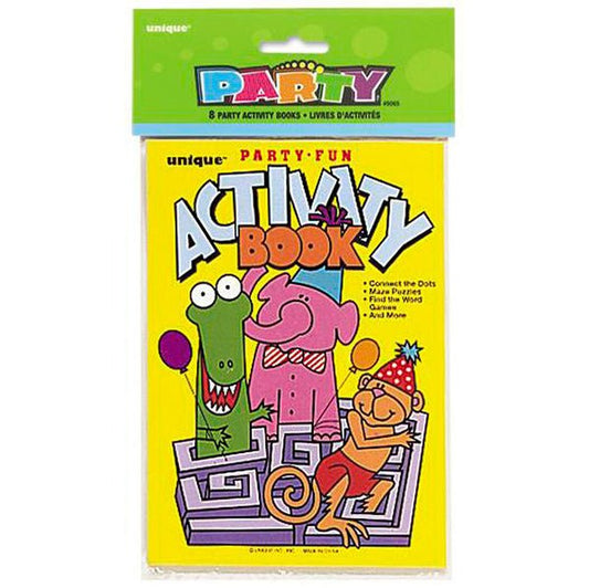 Activity Books (Pack of 8) - The Party Marketplace
