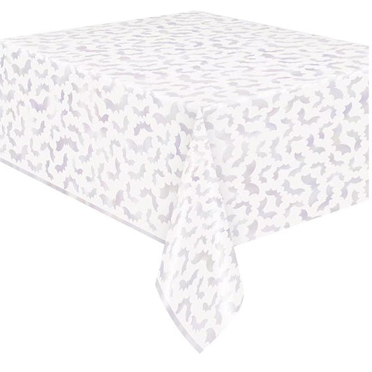 Adorable Halloween Bats Foil Tablecover 137cm x 213cm - The Party Marketplace
