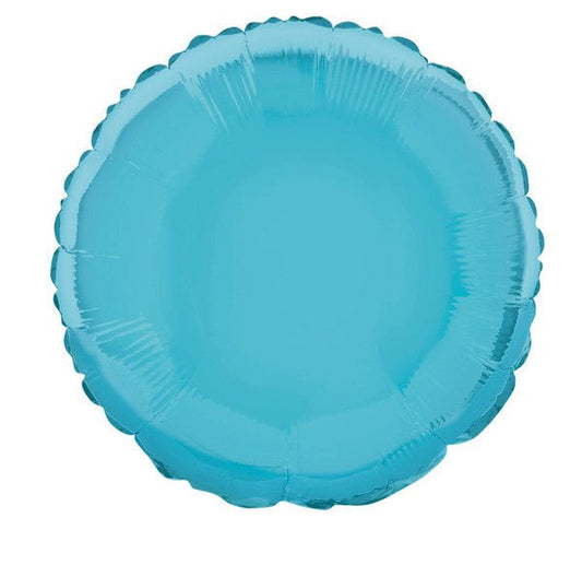 Baby Blue Round Foil Balloon 45cm - The Party Marketplace