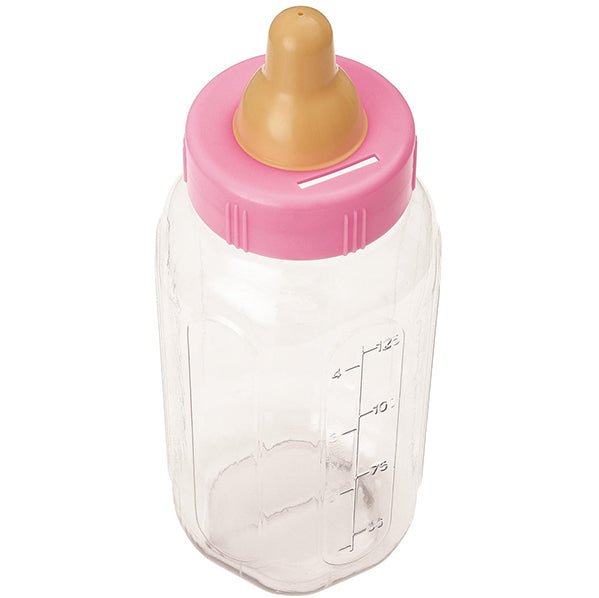 Baby Bottle Bank - Pink (28cm) - The Party Marketplace