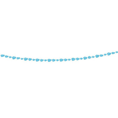 Baby Boy Bootie Paper Garland (2.74m) - The Party Marketplace