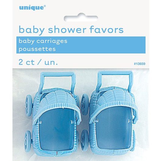 Baby Carriages - Blue (Pack of 2) - The Party Marketplace