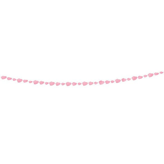 Baby Girl Bootie Paper Garland (2.74m) - The Party Marketplace