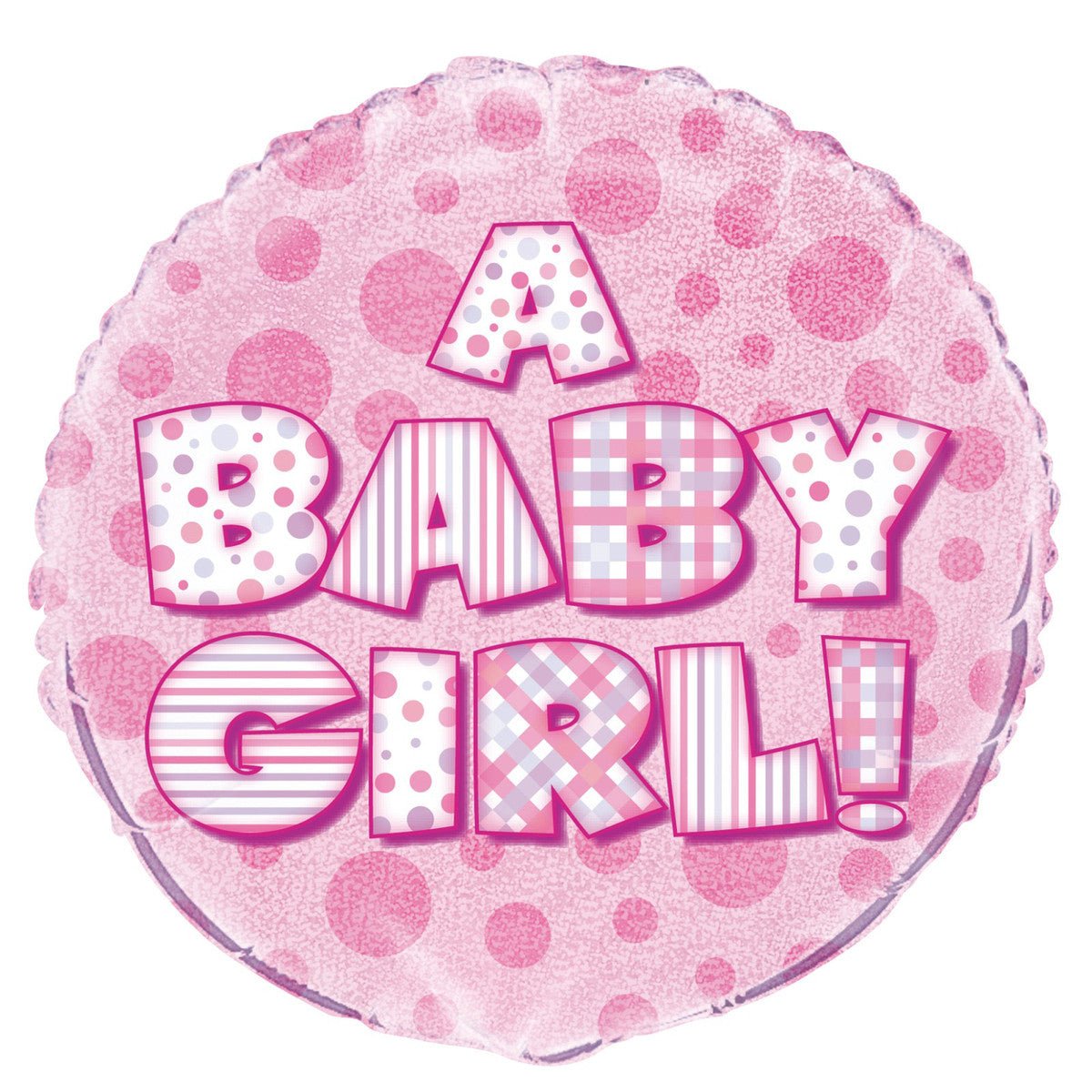 Baby Girl Foil Balloon 45cm - The Party Marketplace