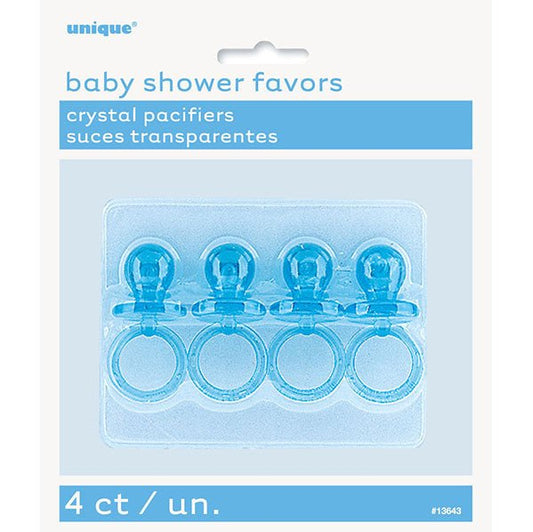 Baby Pacifiers 5cm - Blue (Pack of 4) - The Party Marketplace
