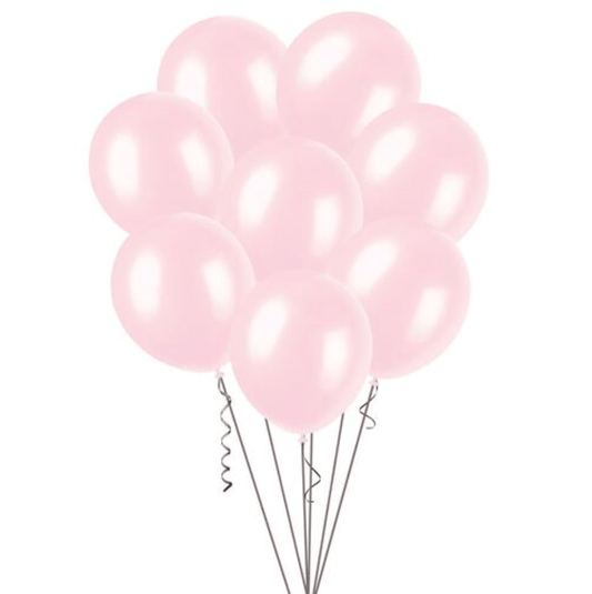 Baby Pink Decorator Balloons 30cm (Pack of 100) - The Party Marketplace