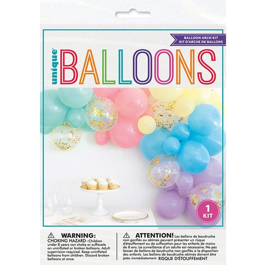 Balloon Arch Kit - Pastel (40 piece set) - The Party Marketplace