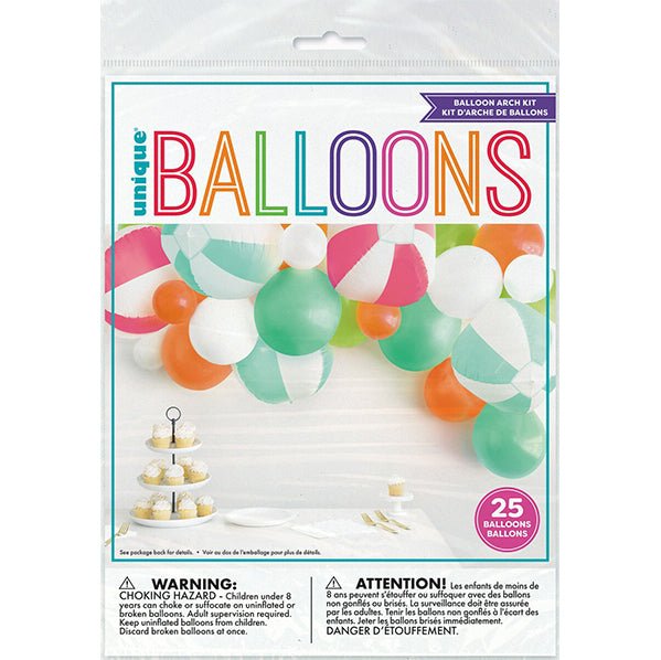 Balloon Arch Kit "Summer Fun" (25 piece set) - The Party Marketplace