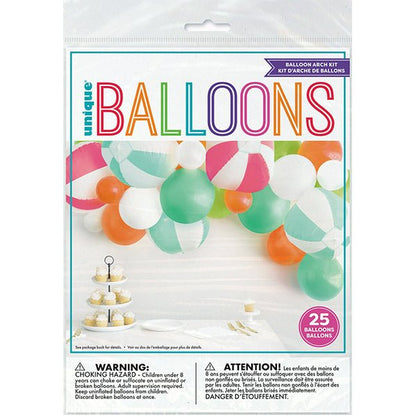 Balloon Arch Kit "Summer Fun" (25 piece set) - The Party Marketplace